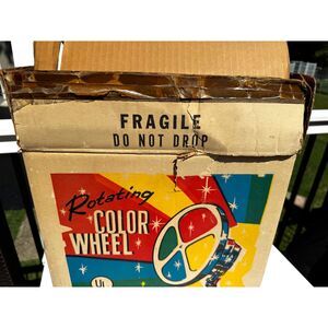 Vintage Spartus Rotating Color Wheel Christmas tree color wheel